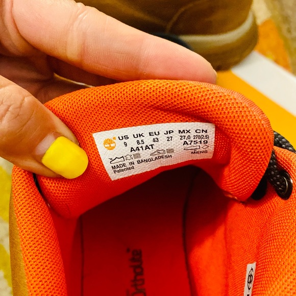 Men Timberland Boulder Trail Chukka Jet Black size 9 - Picture 2 of 4